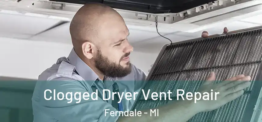  Clogged Dryer Vent Repair Ferndale - MI