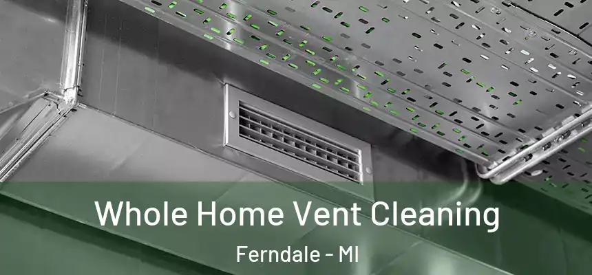 Whole Home Vent Cleaning Ferndale - MI